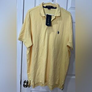U.S. Polo Assn. Men's Yellow Polo Shirt